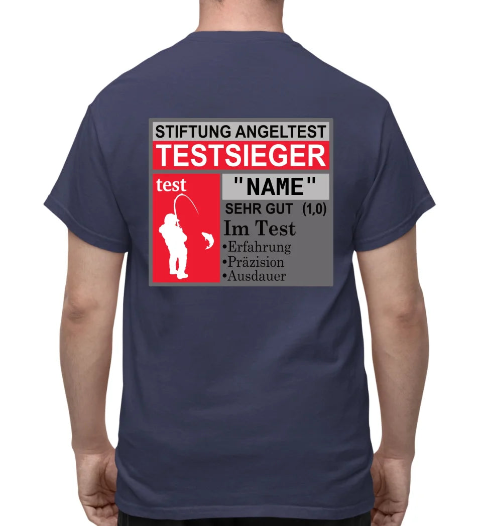 TESTSIEGER - T-SHIRT- RÜCKENDRUCK PERSO