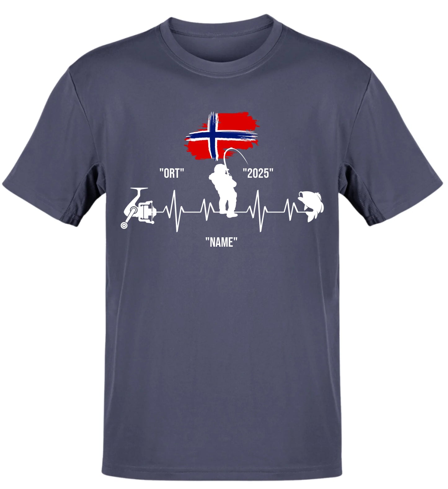 HERZSCHLAG NORWEGEN - T-Shirt - Personalisiert
