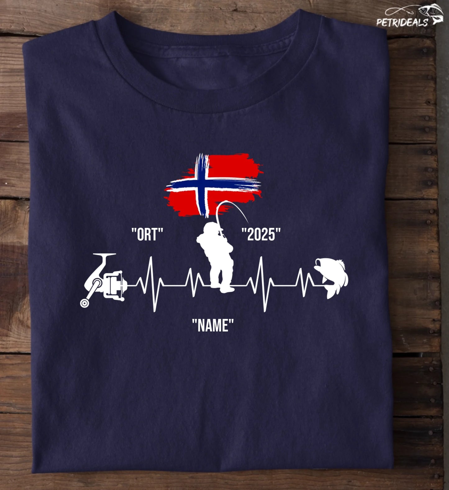 HERZSCHLAG NORWEGEN - T-Shirt - Personalisiert