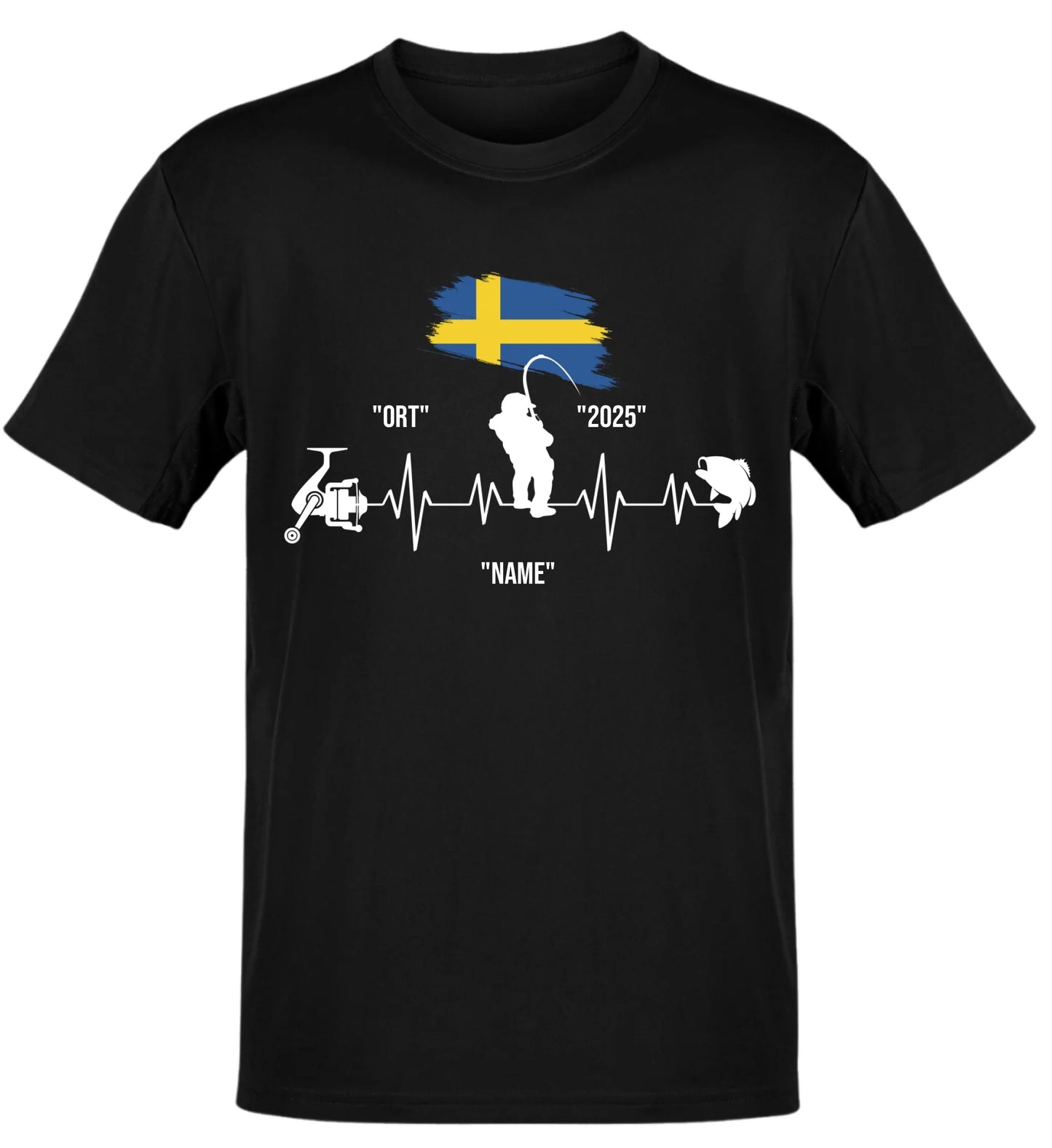HERZSCHLAG SCHWEDEN - T-Shirt - Personalisiert