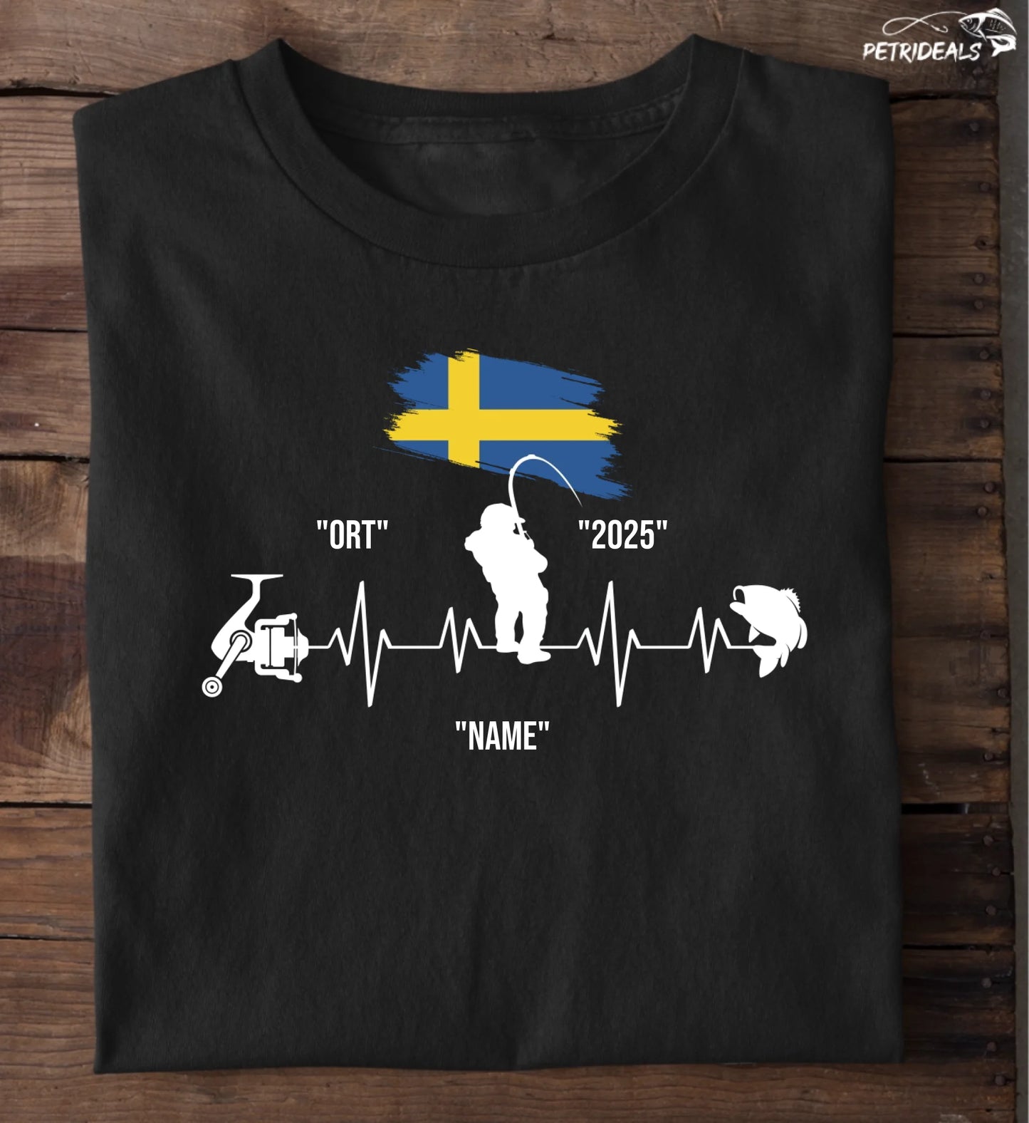 HERZSCHLAG SCHWEDEN - T-Shirt - Personalisiert