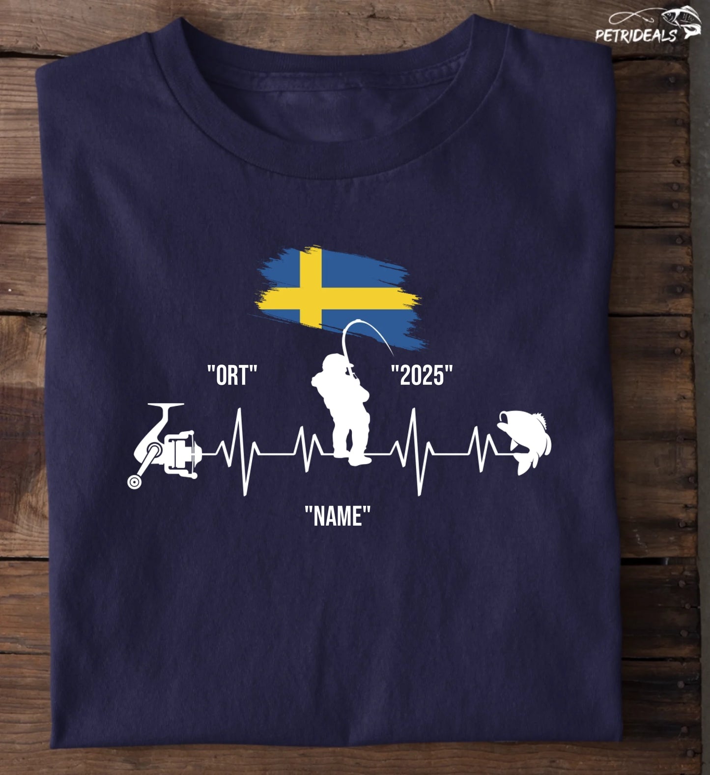 HERZSCHLAG SCHWEDEN - T-Shirt - Personalisiert