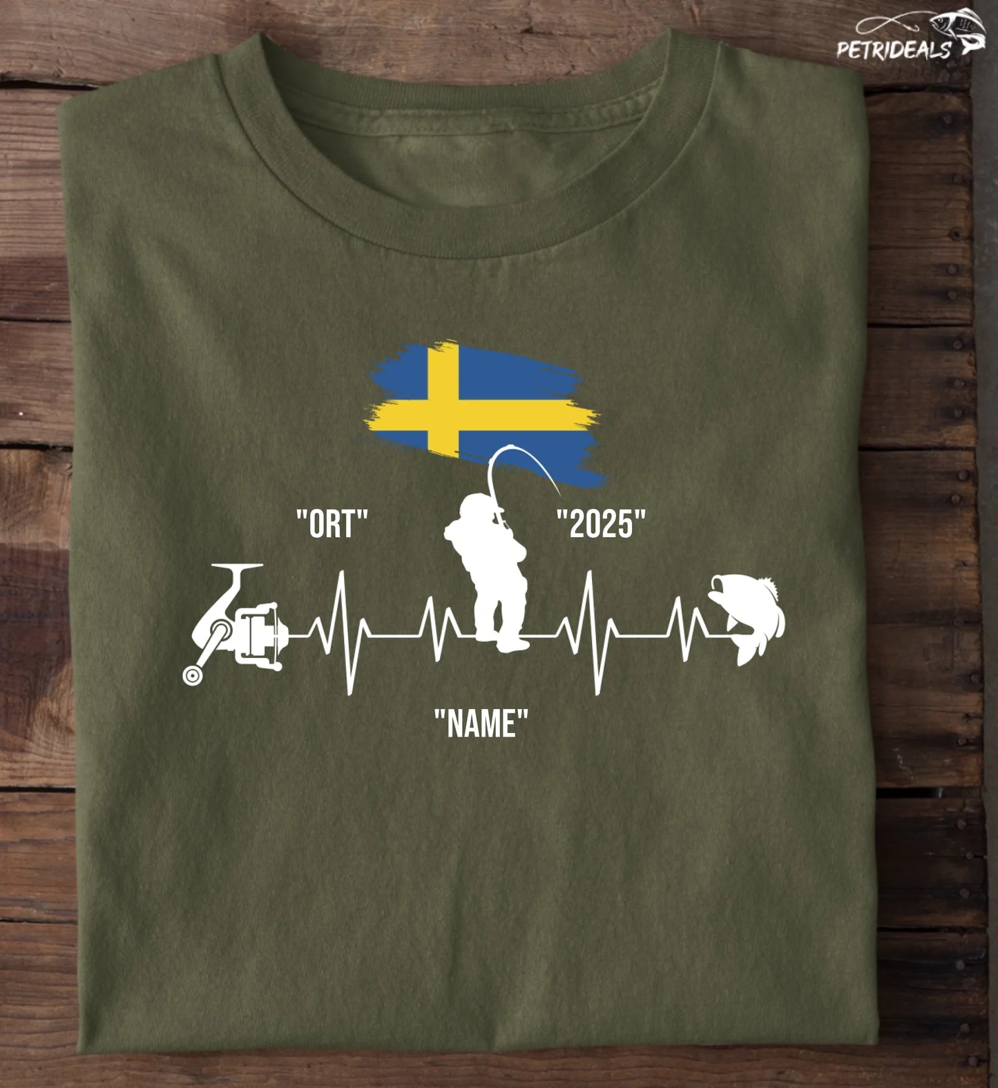 HERZSCHLAG SCHWEDEN - T-Shirt - Personalisiert