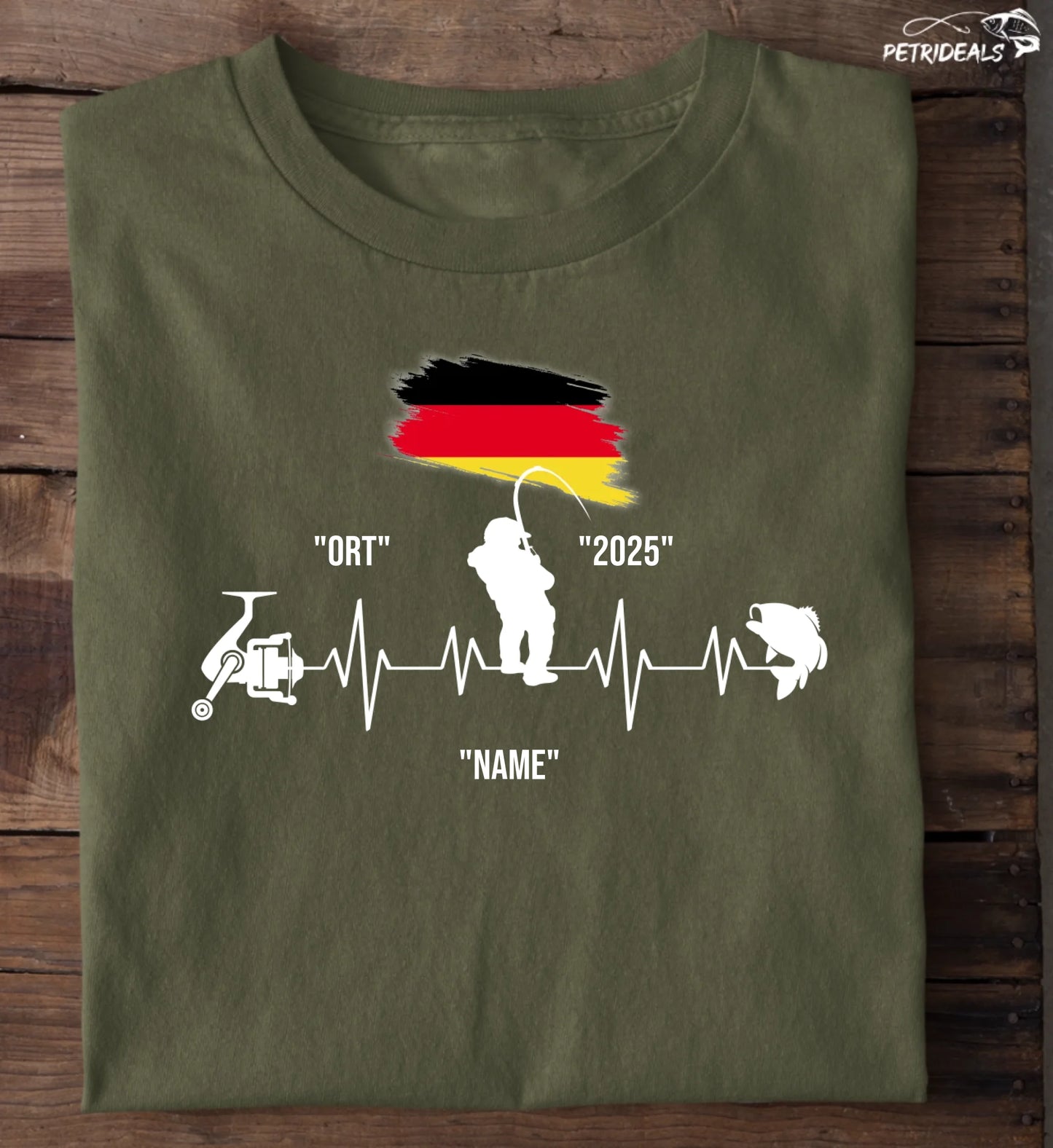 HERZSCHLAG DEUTSCHLAND - T-Shirt - Personalisiert