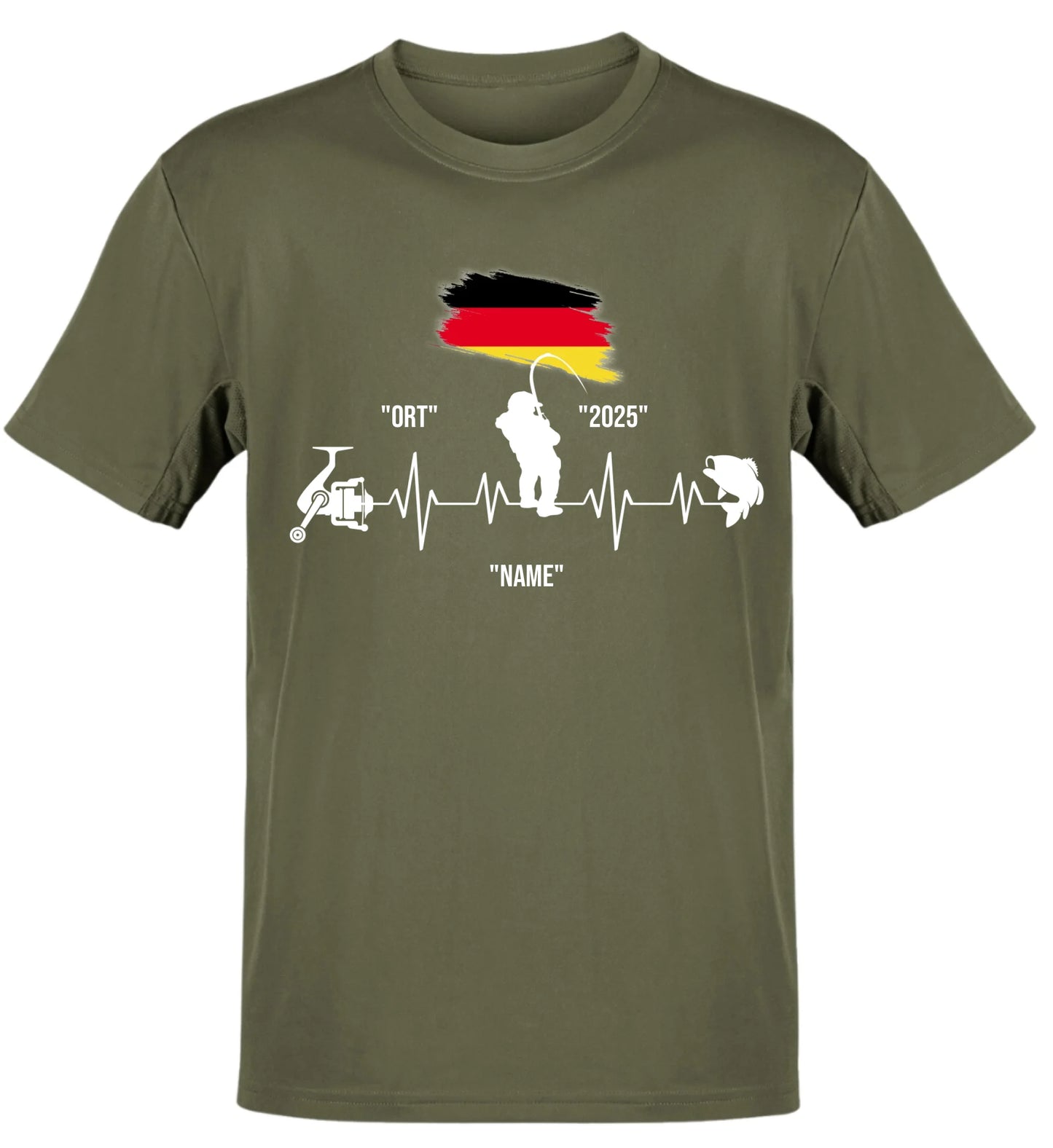 HERZSCHLAG DEUTSCHLAND - T-Shirt - Personalisiert