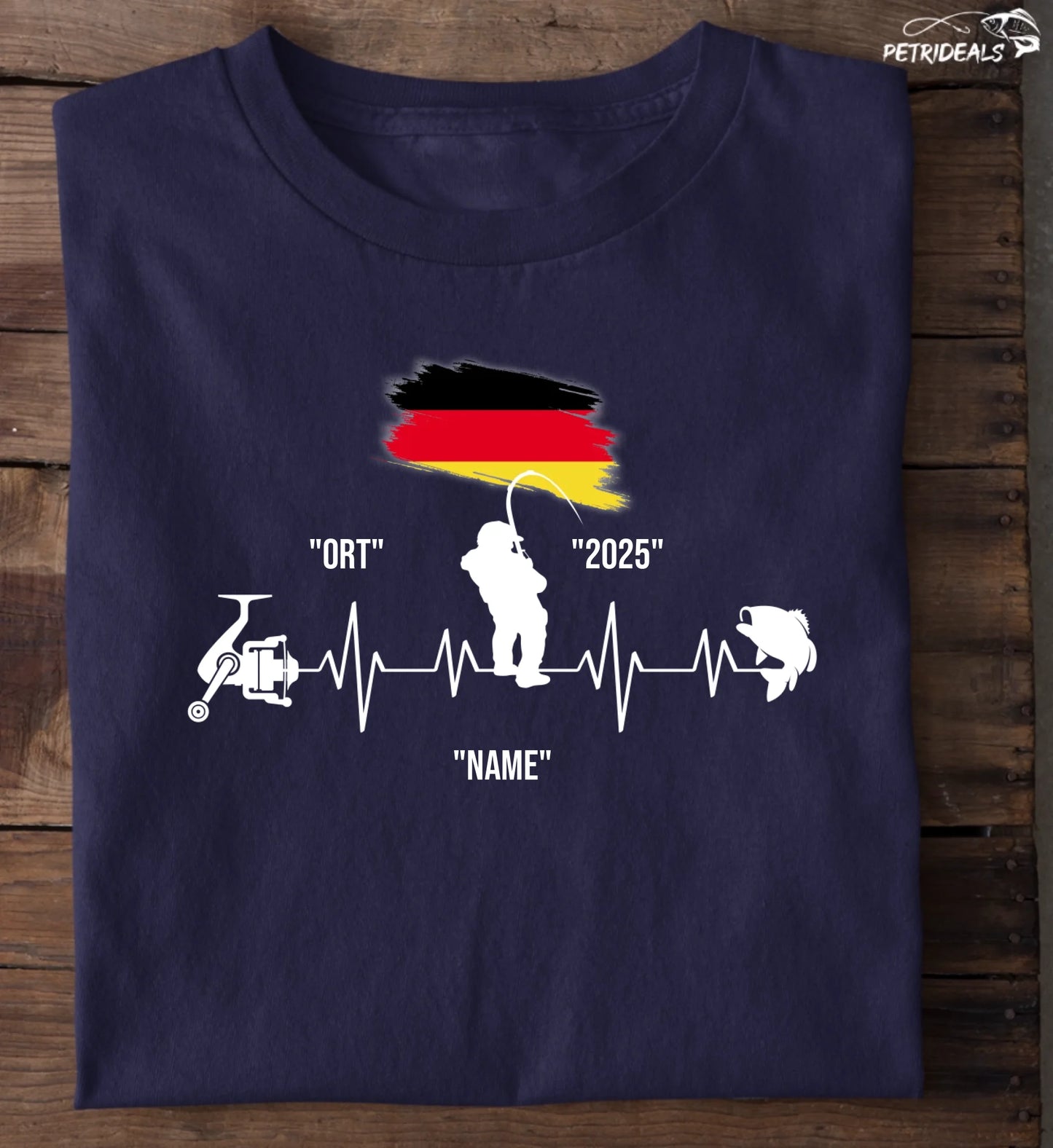 HERZSCHLAG DEUTSCHLAND - T-Shirt - Personalisiert