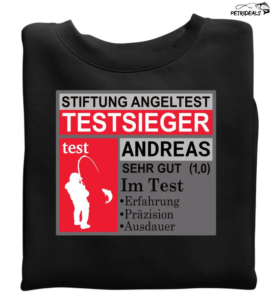 TESTSIEGER - PULLOVER - PERONALISIEREN
