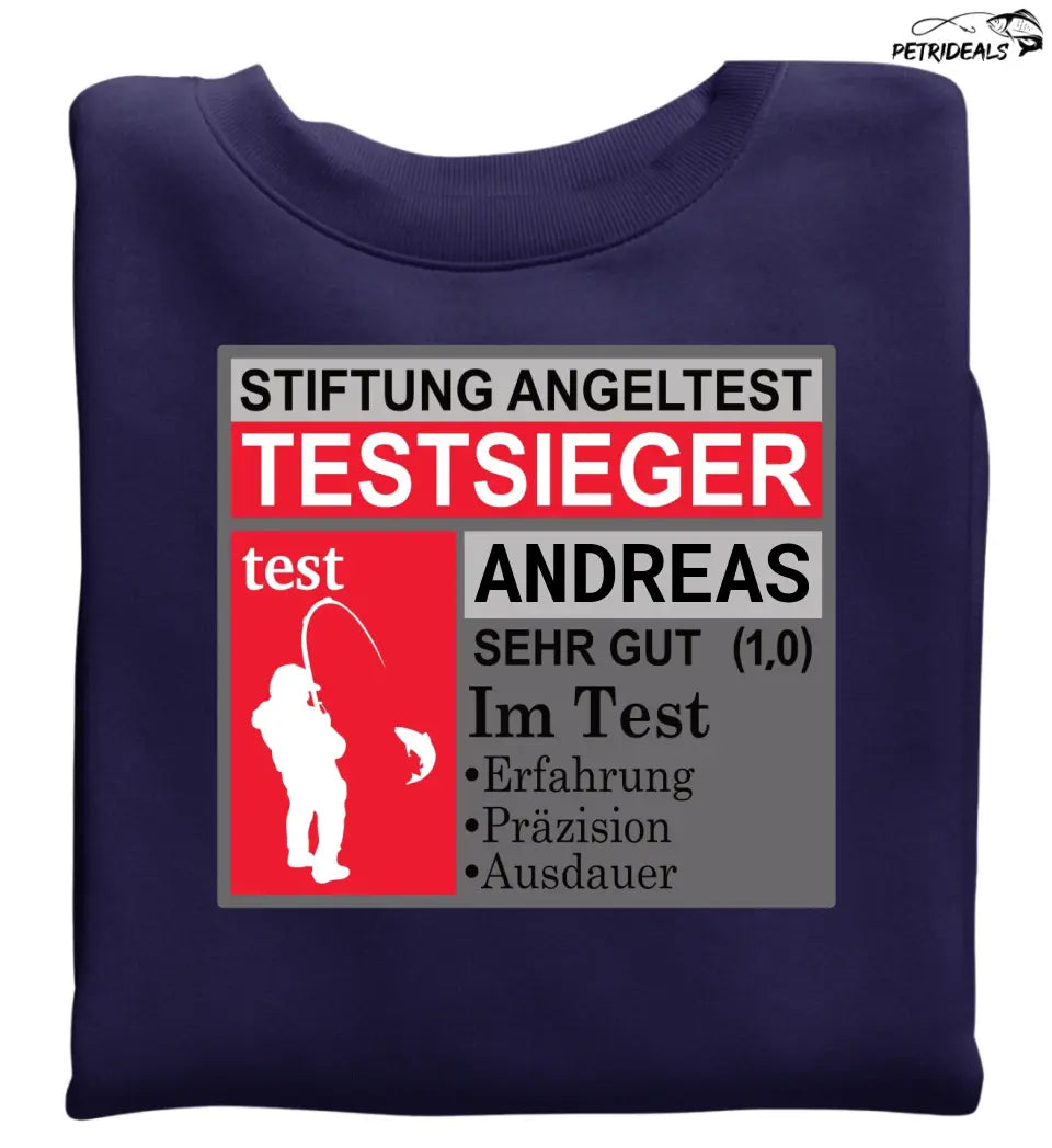 TESTSIEGER - PULLOVER - PERONALISIEREN