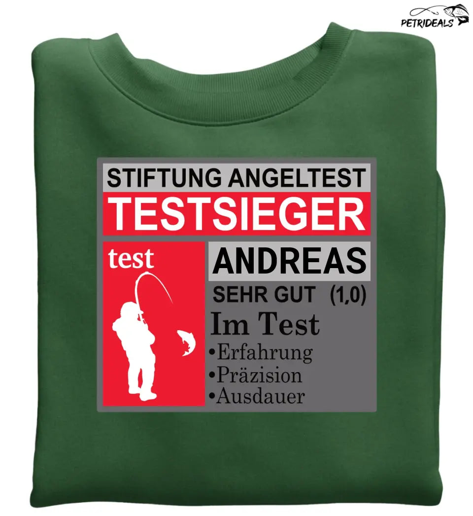 TESTSIEGER - PULLOVER - PERONALISIEREN