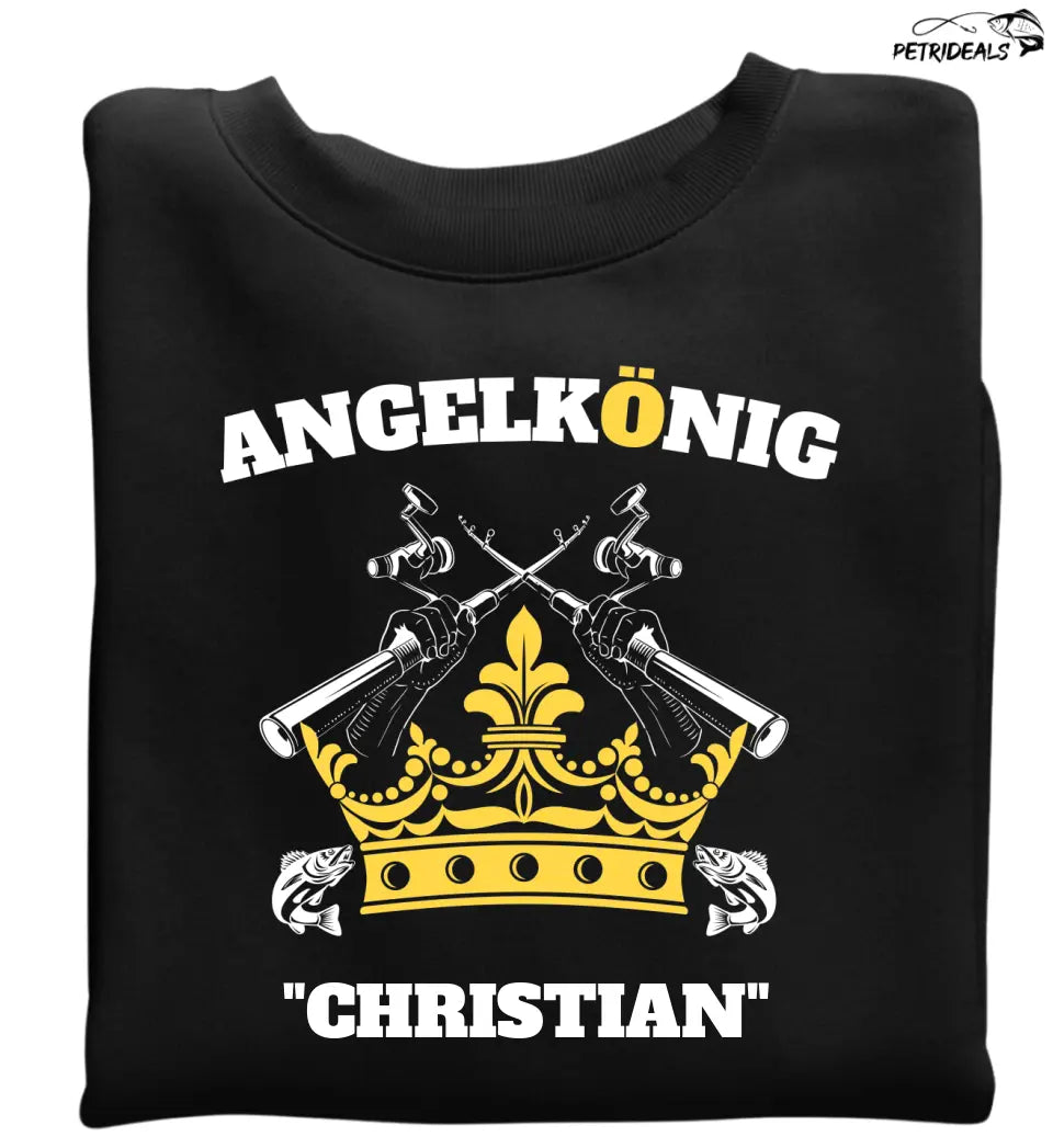 ANGELKÖNIG - PULLOVER - PERSONALISIERT