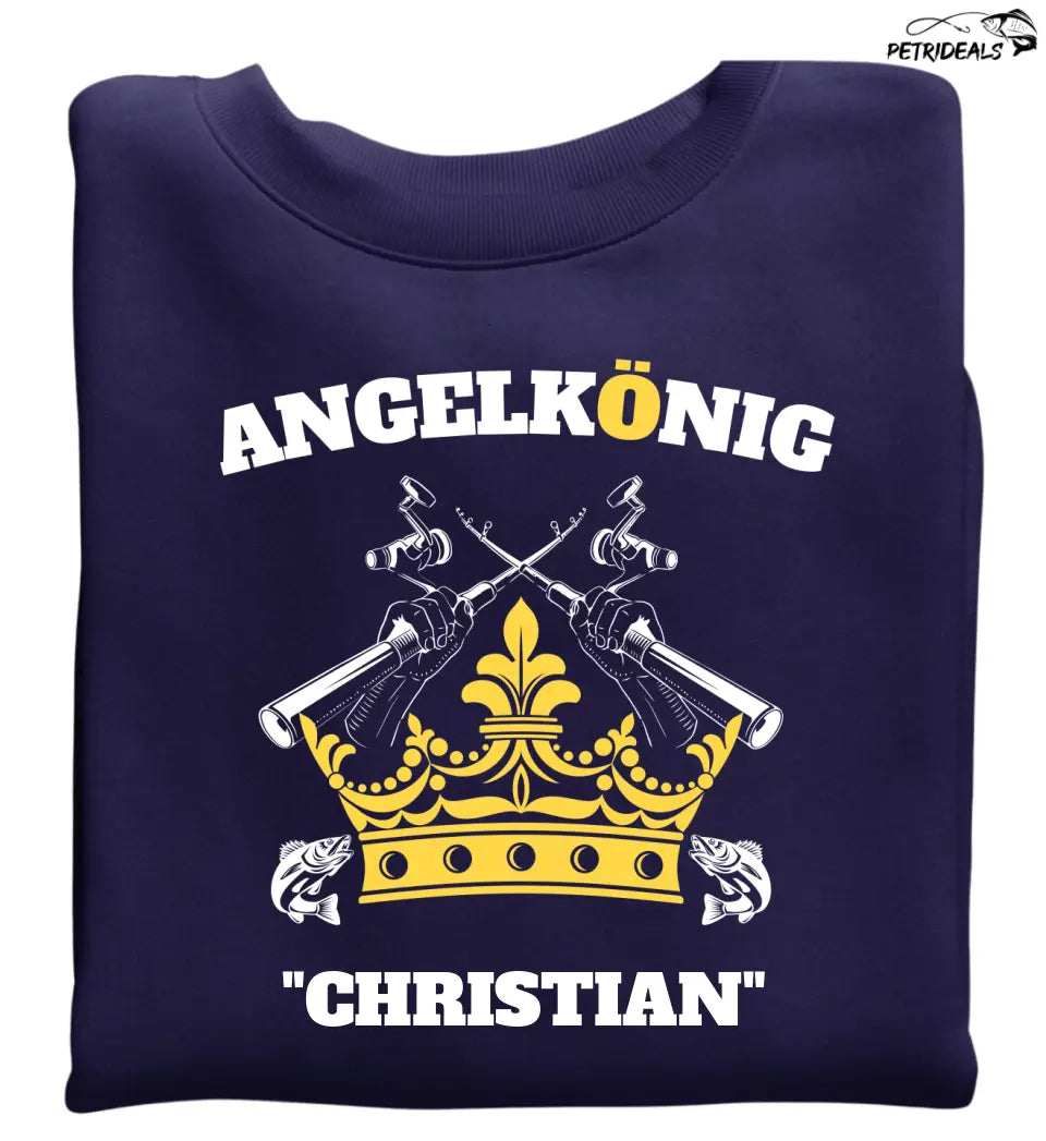 ANGELKÖNIG - PULLOVER - PERSONALISIERT