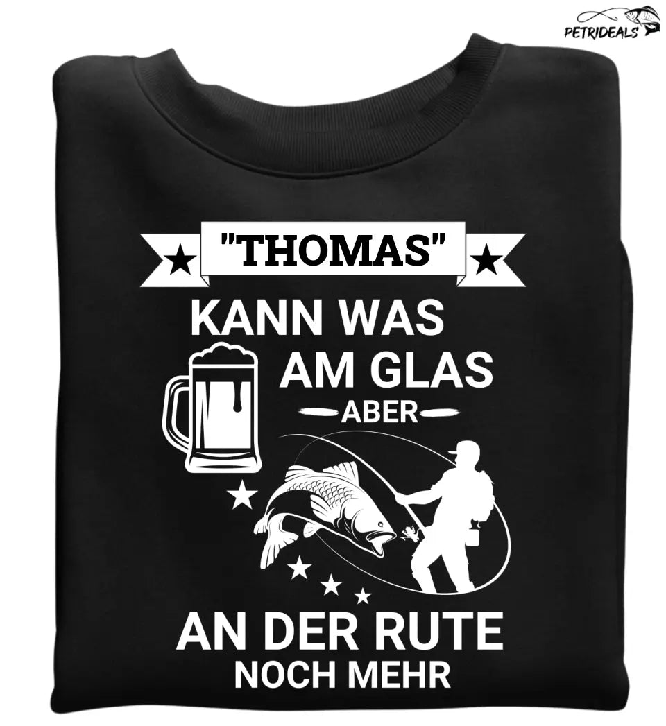 KANN WAS AM GLAS - PULLOVER -PERSONALISIERT