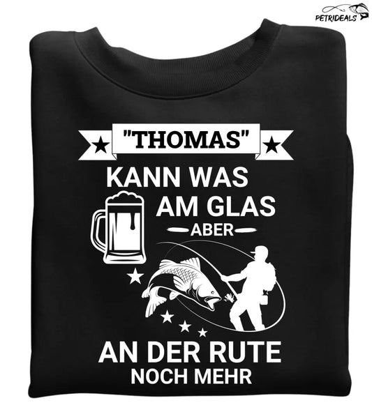 KANN WAS AM GLAS - PULLOVER -PERSONALISIERT