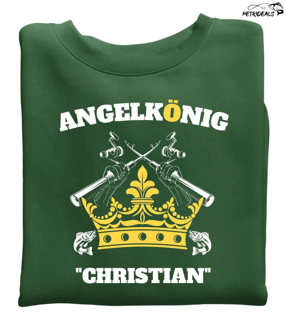 ANGELKÖNIG - PULLOVER - PERSONALISIERT