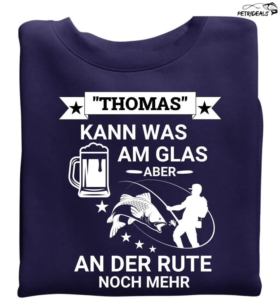 KANN WAS AM GLAS - PULLOVER -PERSONALISIERT