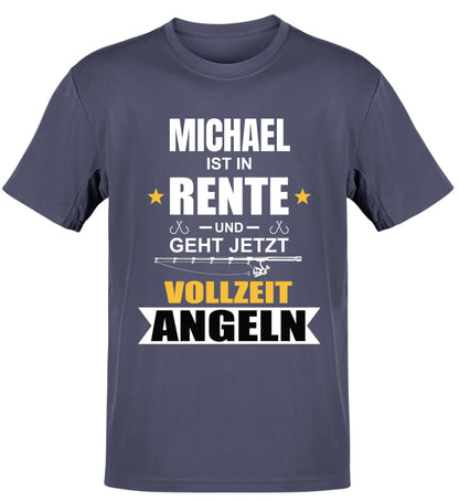 RENTE VOLLZEIT ANGELN - -T-SHIRT