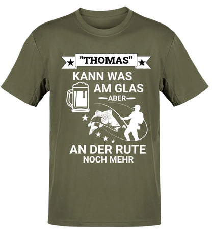 KANN WAS AM GLAS - T-SHIRT-PERSONALISIERT