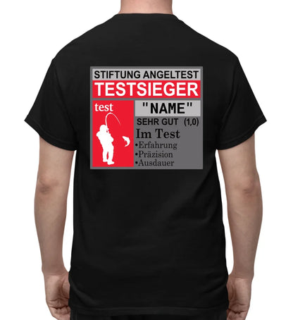 TESTSIEGER - T-SHIRT- RÜCKENDRUCK PERSO