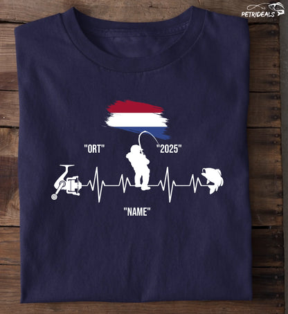HERZSCHLAG NIEDERLANDE - T-Shirt - Personalisiert