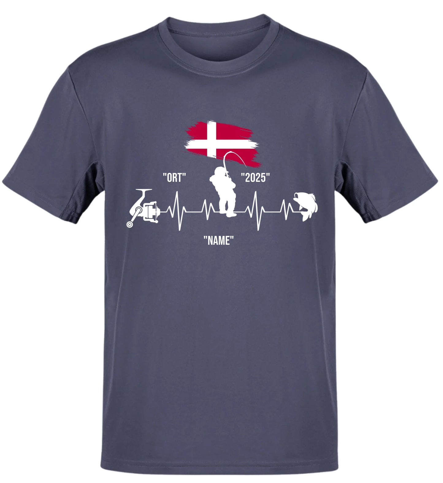 HERZSCHLAG DÄNEMARKT - T-Shirt - Personalisiert