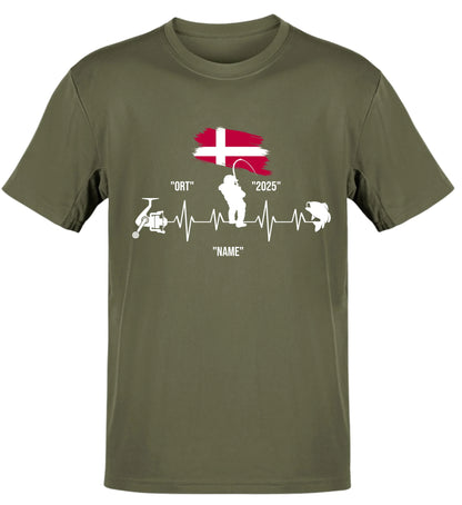 HERZSCHLAG DÄNEMARKT - T-Shirt - Personalisiert
