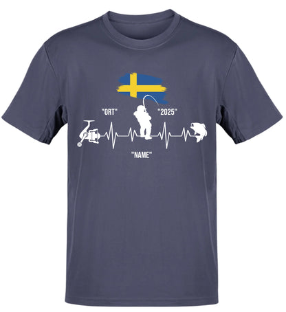 HERZSCHLAG SCHWEDEN - T-Shirt - Personalisiert