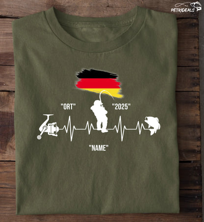 HERZSCHLAG DEUTSCHLAND - T-Shirt - Personalisiert