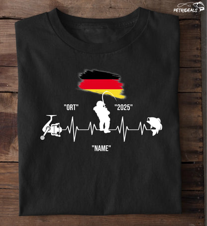HERZSCHLAG DEUTSCHLAND - T-Shirt - Personalisiert