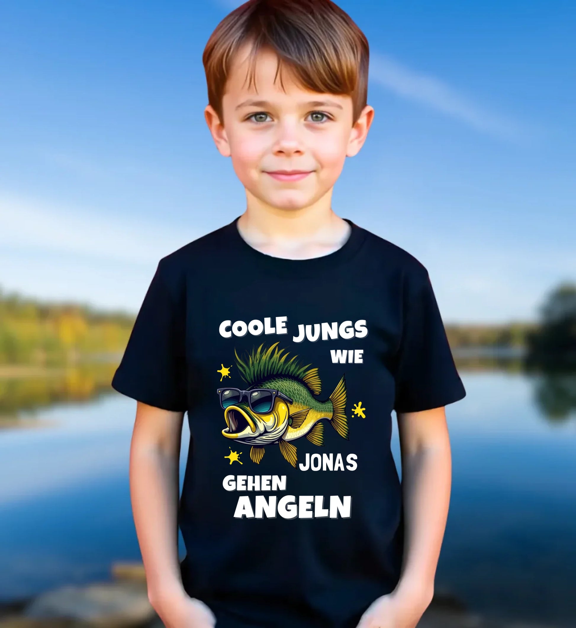 kinder t-shirt mockup 1 junge 1100x1200