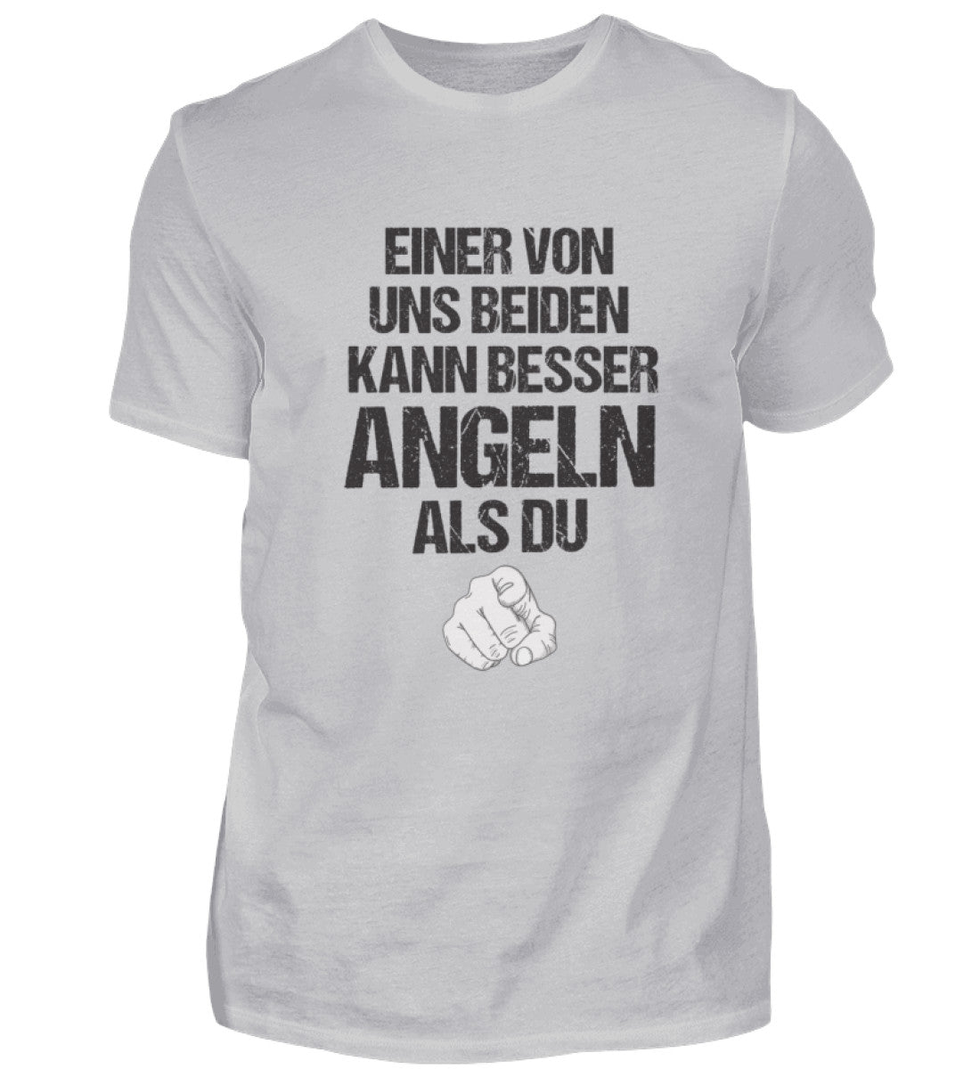 EINER VON UNS BEIDEN KANN BESSER ANGELN  - T-Shirt Premium