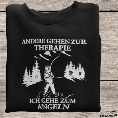 ANDERE GEHEN ZUR THERAPIE ICH GEHE ZUM ANGELN  - Unisex Pullover