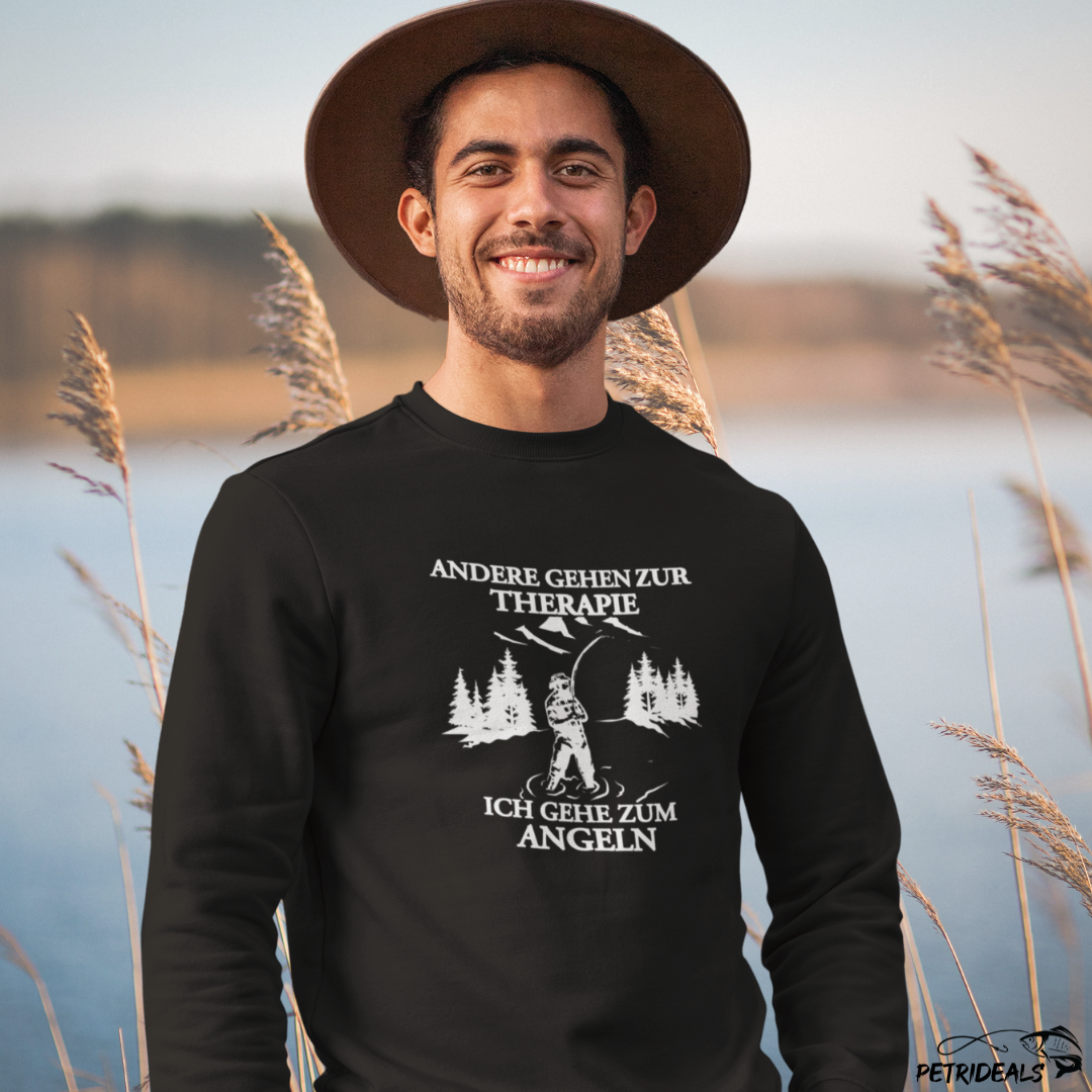 ANDERE GEHEN ZUR THERAPIE ICH GEHE ZUM ANGELN  - Unisex Pullover